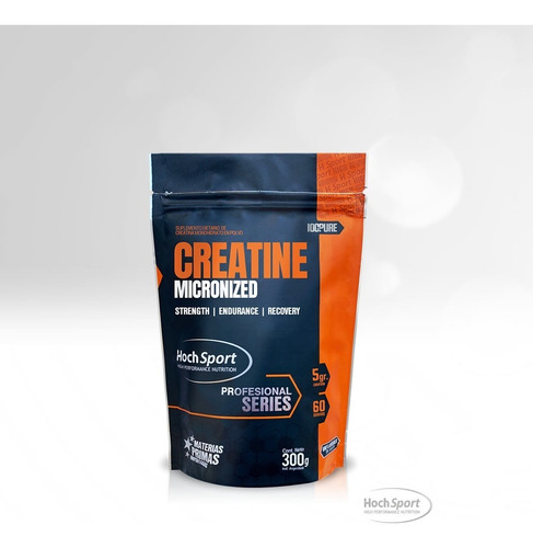 Creatina Pura Micronizada Doy Pack Fuerza 300gr - Hoch Sport