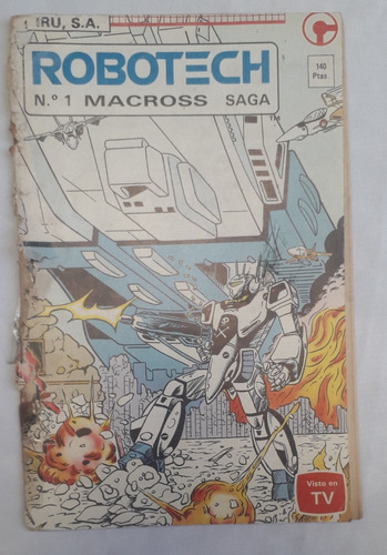 Historieta Comic * Robotech * N° 1 Macross Edit. Iru Antigua