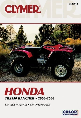 Book : Honda Trx350 Rancher 00-06 (clymer Motorcycle Repair