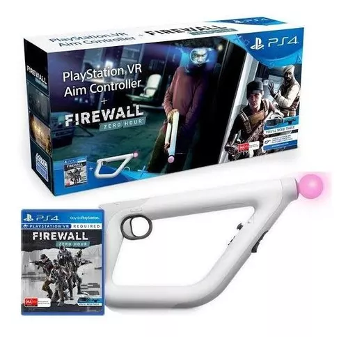 Controle Playstation VR Aim (Pistola) + Jogo Bravo Team - Ps4