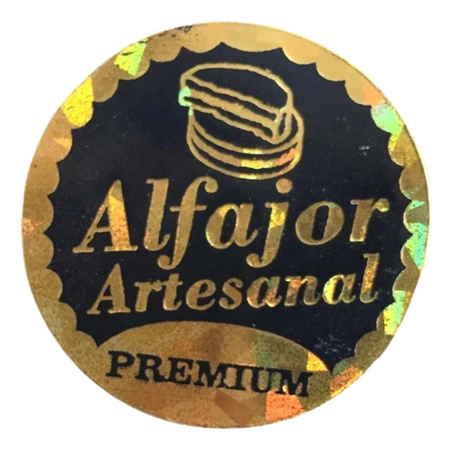 Sticker Para Alfajor 100 Unidades