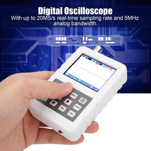 Mano Osciloscopio Digital 2.4 Lcd Dso Fnirsi Pro 5m 20msps