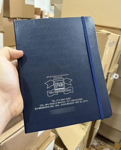 Pack X 20 Agendas Molesking Personalizados Logo En Tapa