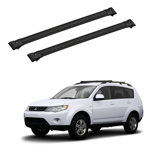 Rack Teto Mitsubishi Outlander 2014 A 2019 Travessa Acoplada