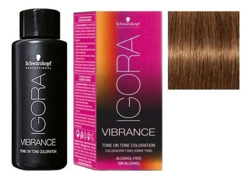 Tinte Igora Vibrance Gel De 60 Ml Color Radiante Schwarzkpof 7-55