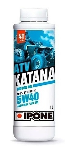 Aceite Ipone Atv Cuatri Katana 5w40 100% Sintético Motoscba