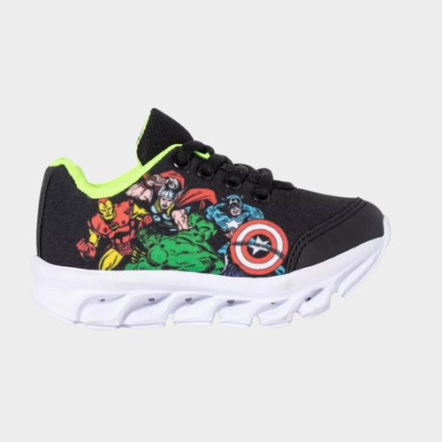 Zapatillas Niño Con Luz Led Spiderman Capitan Hulk Marvel®