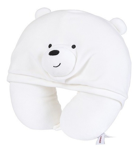 Almofada De Pescoço Com Capuz Ursos Sem Curso Miniso