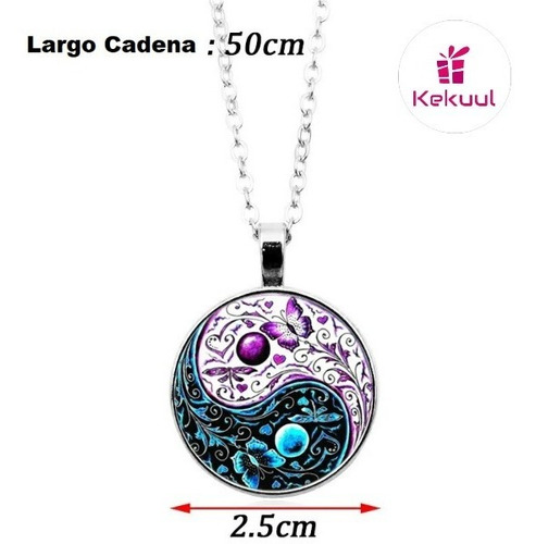 Pack Yin Yang Colgante Pulsera Aros