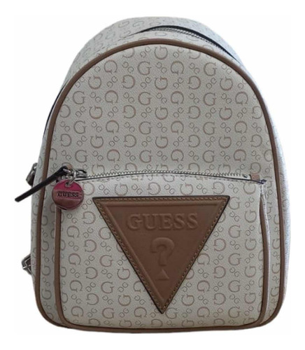 Mochila Guess Original Modelo Sv925329 Med:28x23x10cm Blanca