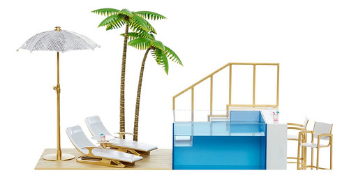 Playset Piscina E Praia Rainbow High Muda De Cor Mga