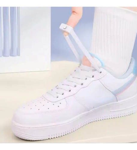 2 Cordones Elásticos Ajustable Con Broche Sin Nudos Estándar