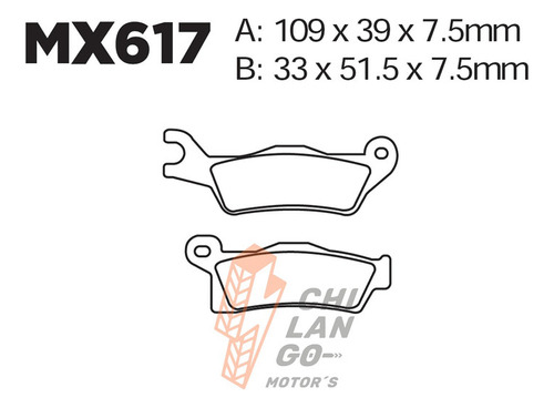 Balatas Tra. Can-am Renegade 1000 R X/xc 22