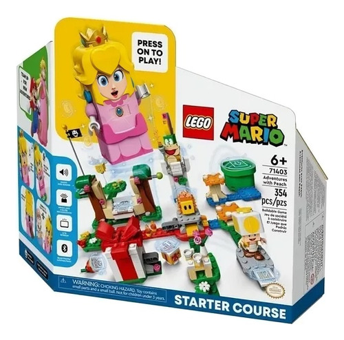 Kit De Construcción Lego Super Mario Aventuras Con Peach