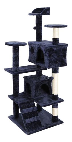 Torre De Actividades Para Gatos Segawe De 53 Pulgadas, Con