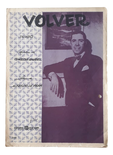 Volver Tango Partitura Carlos Gardel (Usado)
