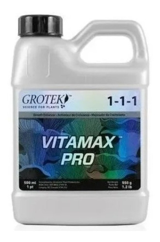 Vitamax Pro 500 Ml. Estimulador De Raíces / Grotek