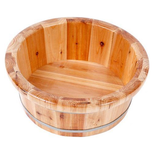 2xwood Bucket Pierna Pie Spa Baño Cubo Belleza Sauna Ducha