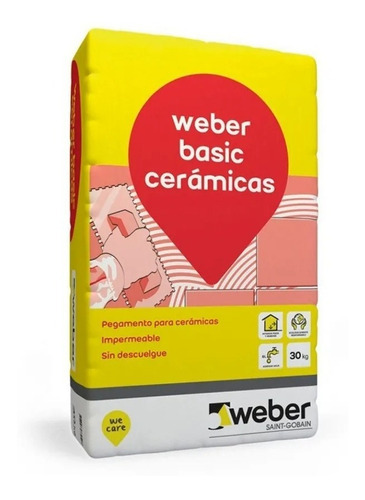 Pegamento Para Cerámica Weber Basic 30kg