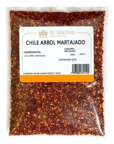 Chile Arbol Martajado 10 Kilos