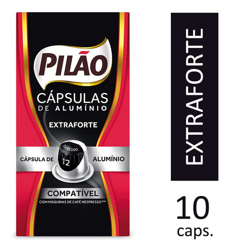 Cápsulas Café Pilão Espresso 12 10un