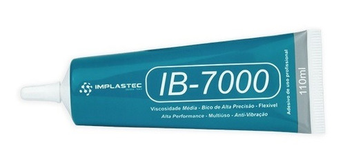 Cola Adesiva Multiuso Transparente Implastec Ib-7000 110ml