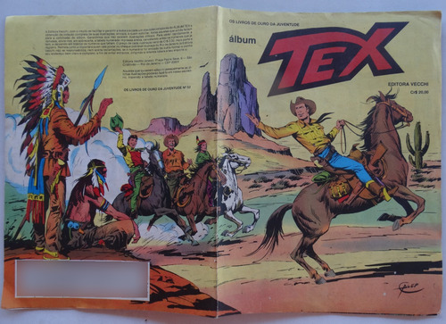 Album Tex! Editora Vecchi 1981 Original E Completo (Usado)