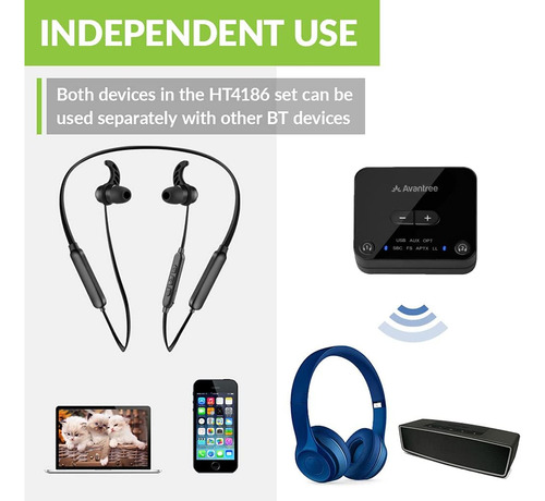 Auriculares Avantree Ht4186, Inalambricos/bluetooth