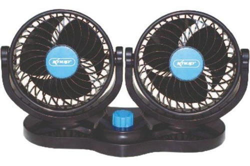 Ventilador Automotivo Duplo 24v 10w Ajuste Giratório Knup 