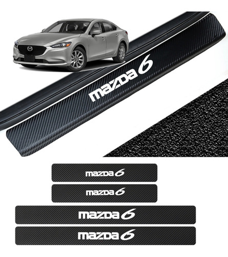 Sticker Proteccion De Estribos Puertas Mazda 6