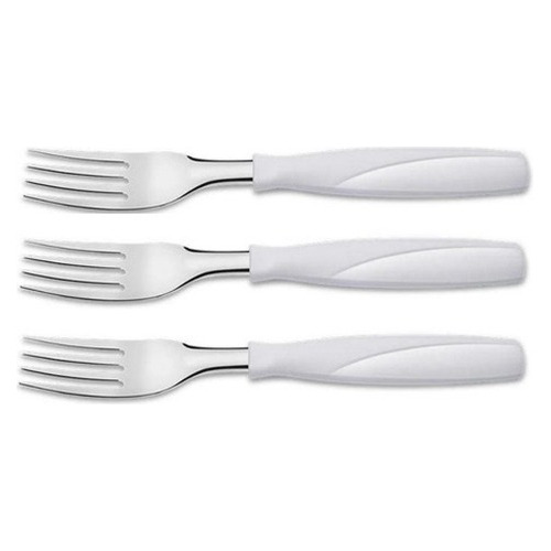 Set Tenedores X 3 Piezas Cubiertos Brinox Itaparica Blanco