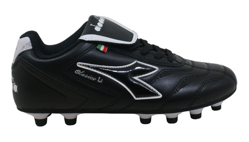 Botin Diadora Clasico Fijo Negro/blanco Niño Deporfan 