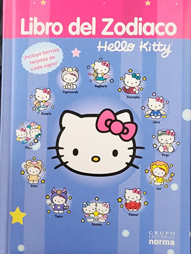 Libro Del Zodiaco Hello Kitty + Tarjetas De Los Signos