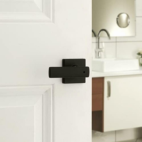 Kwikset 93002-021 Palanca, Negro Mate