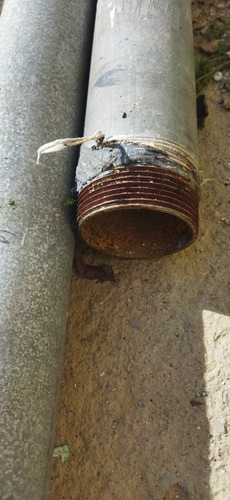 Tubos Galvanizado De 2 1/2 Pulgadas Astm Ach 40 (Usado)