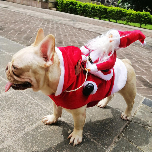 Traje De Reno De Navidad Para Mascotas Abrigo De Perro De