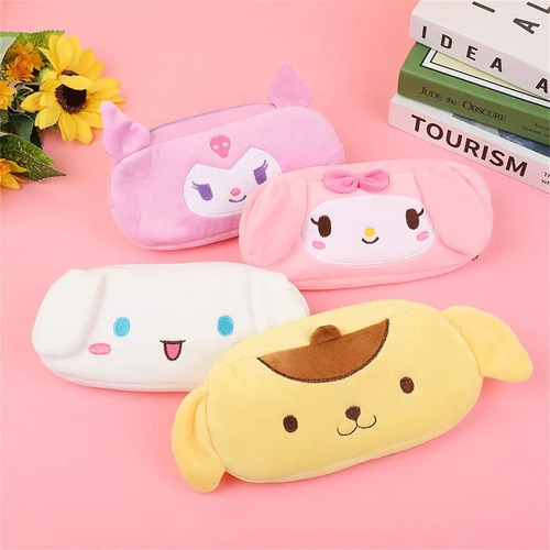 F Estuche Felpa Pompompurin Kuromi My Melody Cinnamoroll