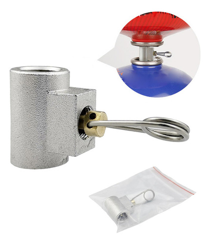 Qa 2 Conector Adaptador De Recarga De Gas, Recipiente De
