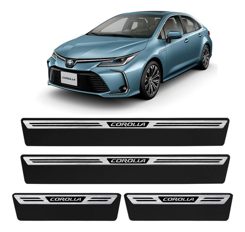 Soleira Toyota Corolla 2020 Premium Escovada 4 Portas