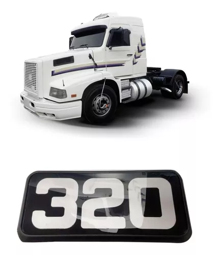 EMBLEMA LETREIRO FRONTAL CAMINHÃO VOLVO NL12 - Ranchão