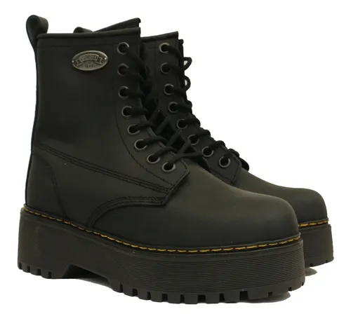 Botas negras plataforma mujer sale