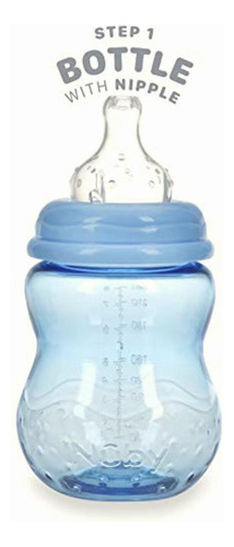 Nuby Botella De Cuello Ancho Tritan De 3 Etapas Para Crecer