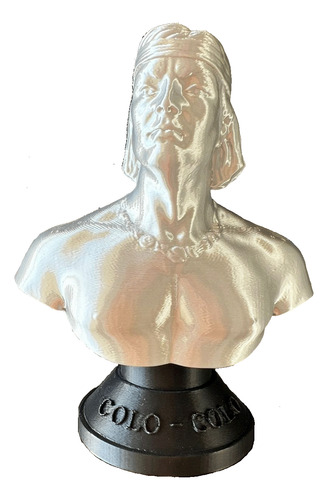 Busto Colo-colo Frontis Océano 3d