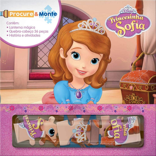 Disney Procure E Monte - Princesinha Sofia Com Lanterna Magi