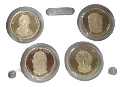 Moeda Usa Set One Dólar Série Presidents 2009 Proof A24