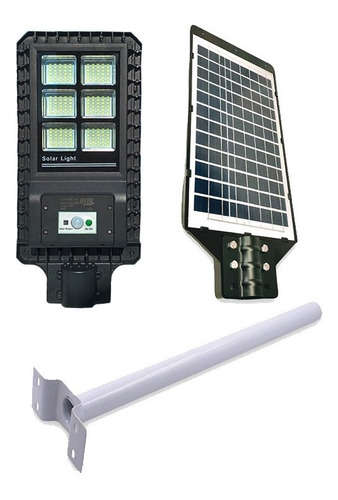 Foco Led Solar Calle + Soporte 90w (1 Año De Garantía)