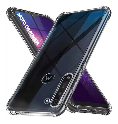 Capinha Case Capa Anti Impacto Moto G8 Power Cor Transparente MotoG8Power