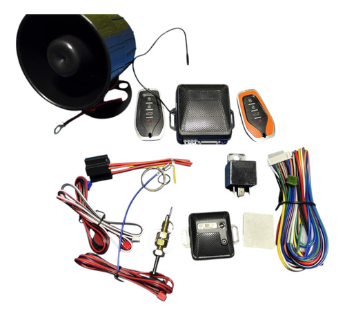 Alarma Codigo Variable Colormax Control Naranjo Y Gris 12v