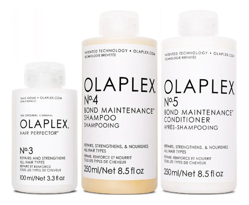 Olaplex N°3 + N°4 + N°5 Tratamiento Reparador Intensivo