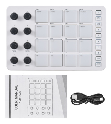 Controlador Midi Connection Pad Controller Midi Note Repeat